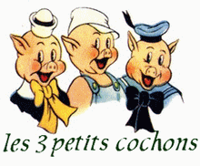 les 3 petits cochons