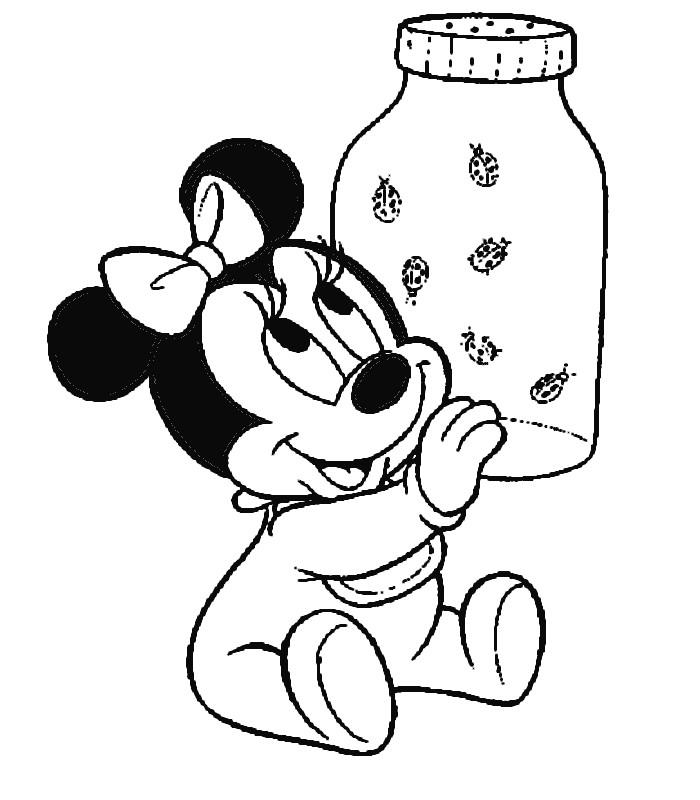 Minnie Coloriage A Imprimer