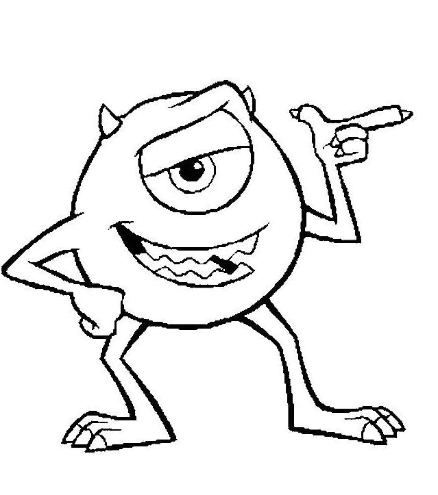 coloriage le monstre cyclope