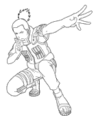 coloriage Shikamaru