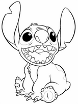 coloriage Stitch