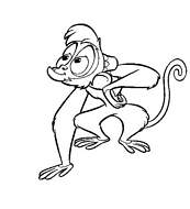 coloriage abu