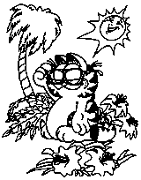 coloriage garfield