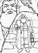 coloriage hagrid
