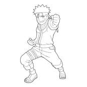 coloriage naruto
