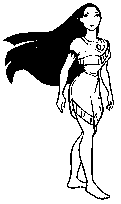 coloriage pocahontas