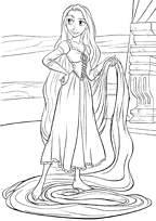 coloriage raiponce