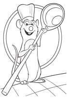 coloriage ratatouille