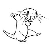 coloriage rufus