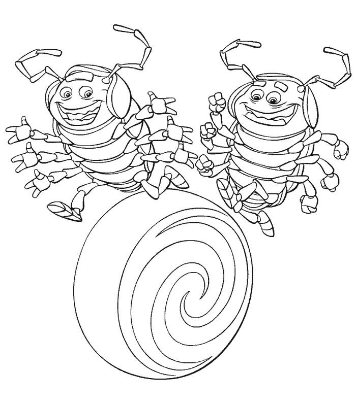 coloriage 1001 pattes cirque