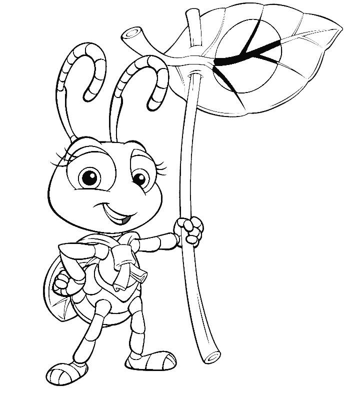 coloriage 1001 pattes scout