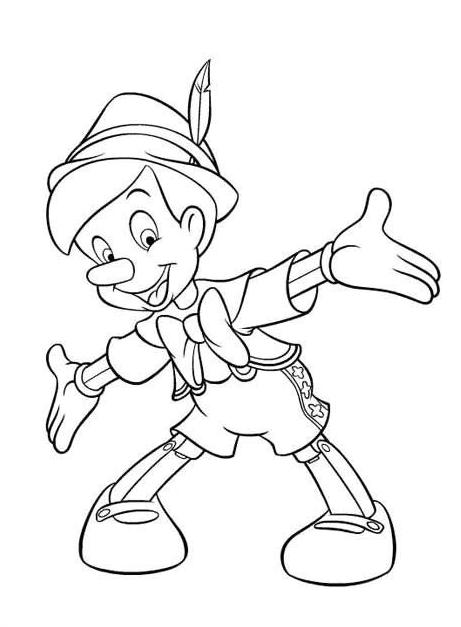 coloriage Pinocchio