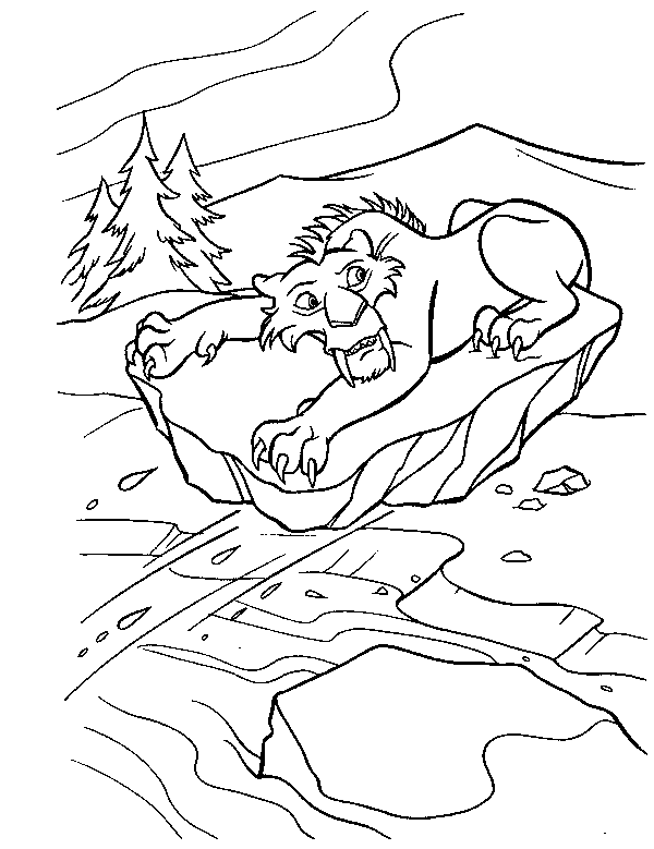 coloriage age de glace go glisse