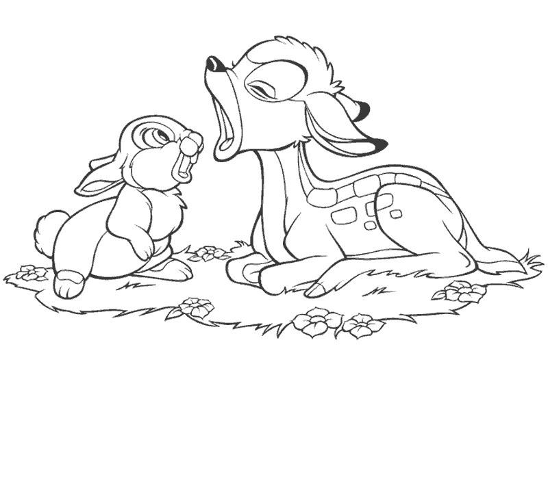 Coloriage Bambi A Imprimer Gratuit