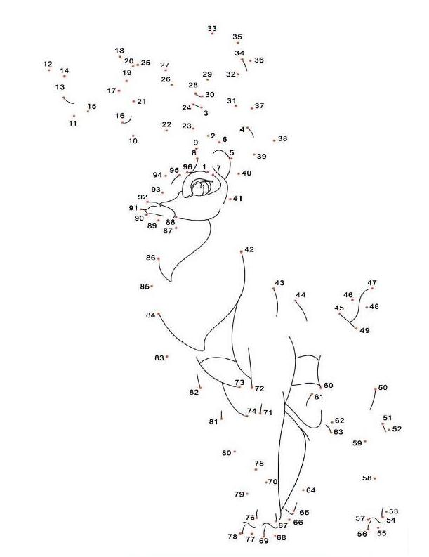 Coloriage point a point a imprimer bambi le cerf gratuit dessin bambi le cerf