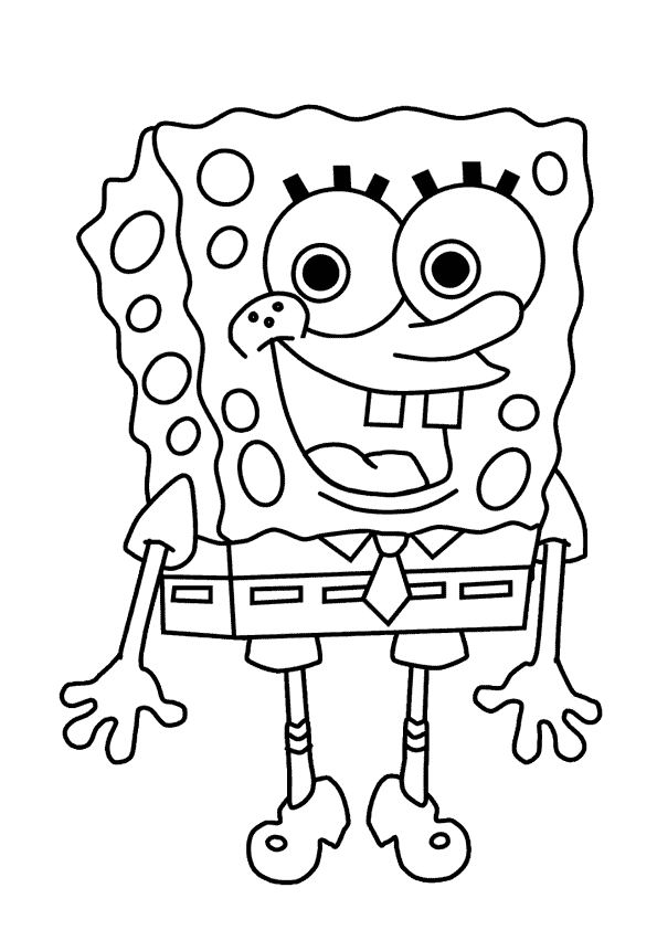 coloriage bob l eponge