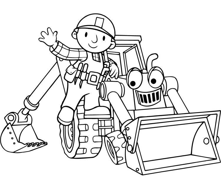 dessin tractopelle