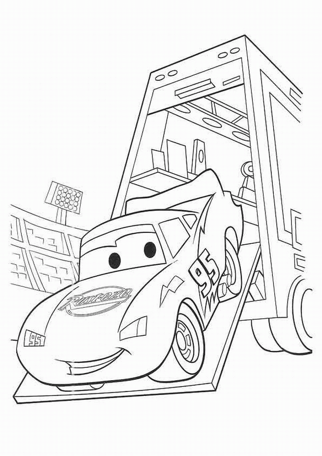 Coloriage a imprimer cars descends de son camion gratuit coloriage cars descends de son camion