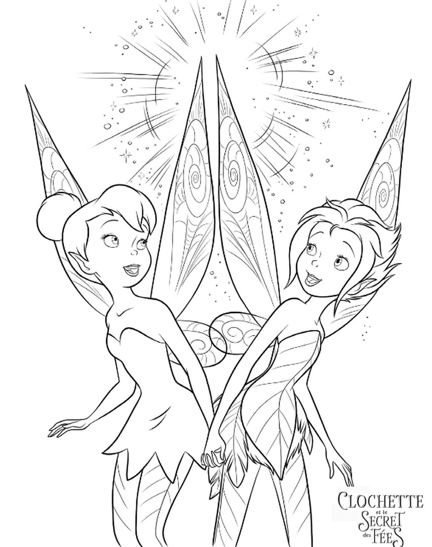 Fee Clochette Coloriage Gratuit