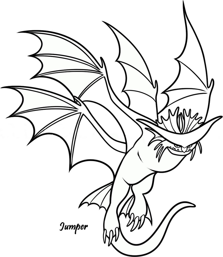 coloriage dragons 2 jumper