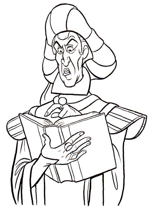 coloriage frollo