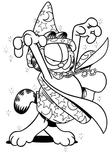 Garfield Coloriage A Imprimer