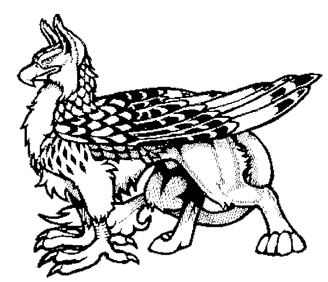 coloriage griffon