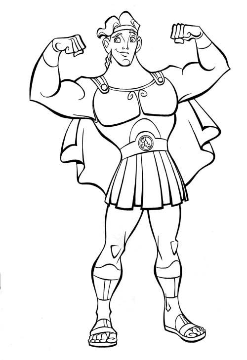 coloriage hercule