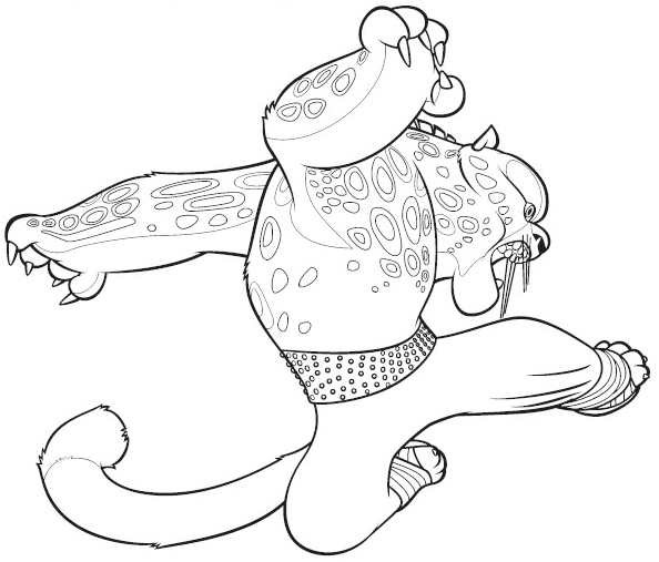 tai lung coloring pages - photo #8