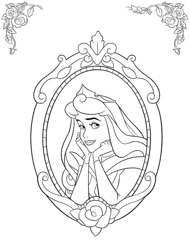 La Belle Aux Bois Dormant Coloriage