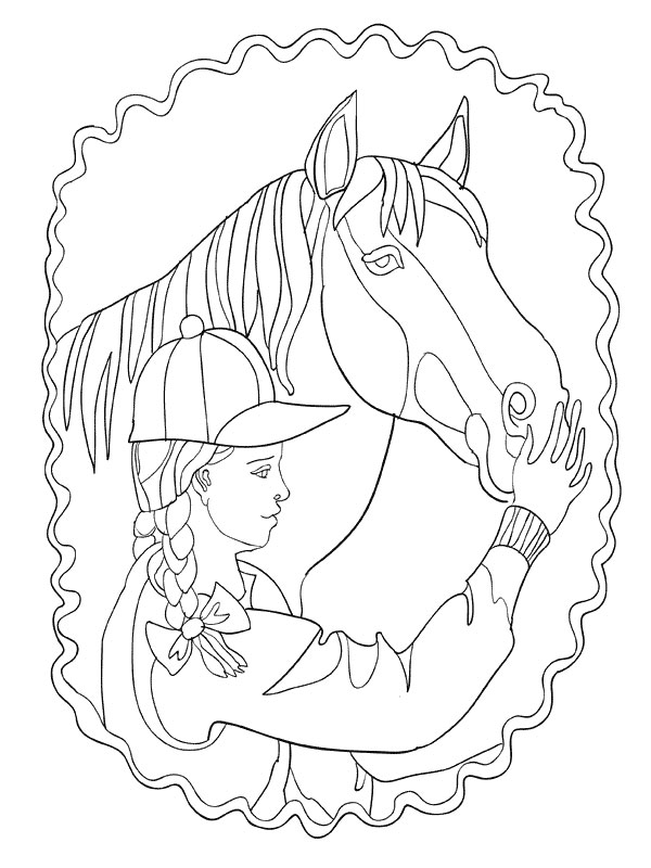 Coloriage Gratuit De Chevaux A Imprimer