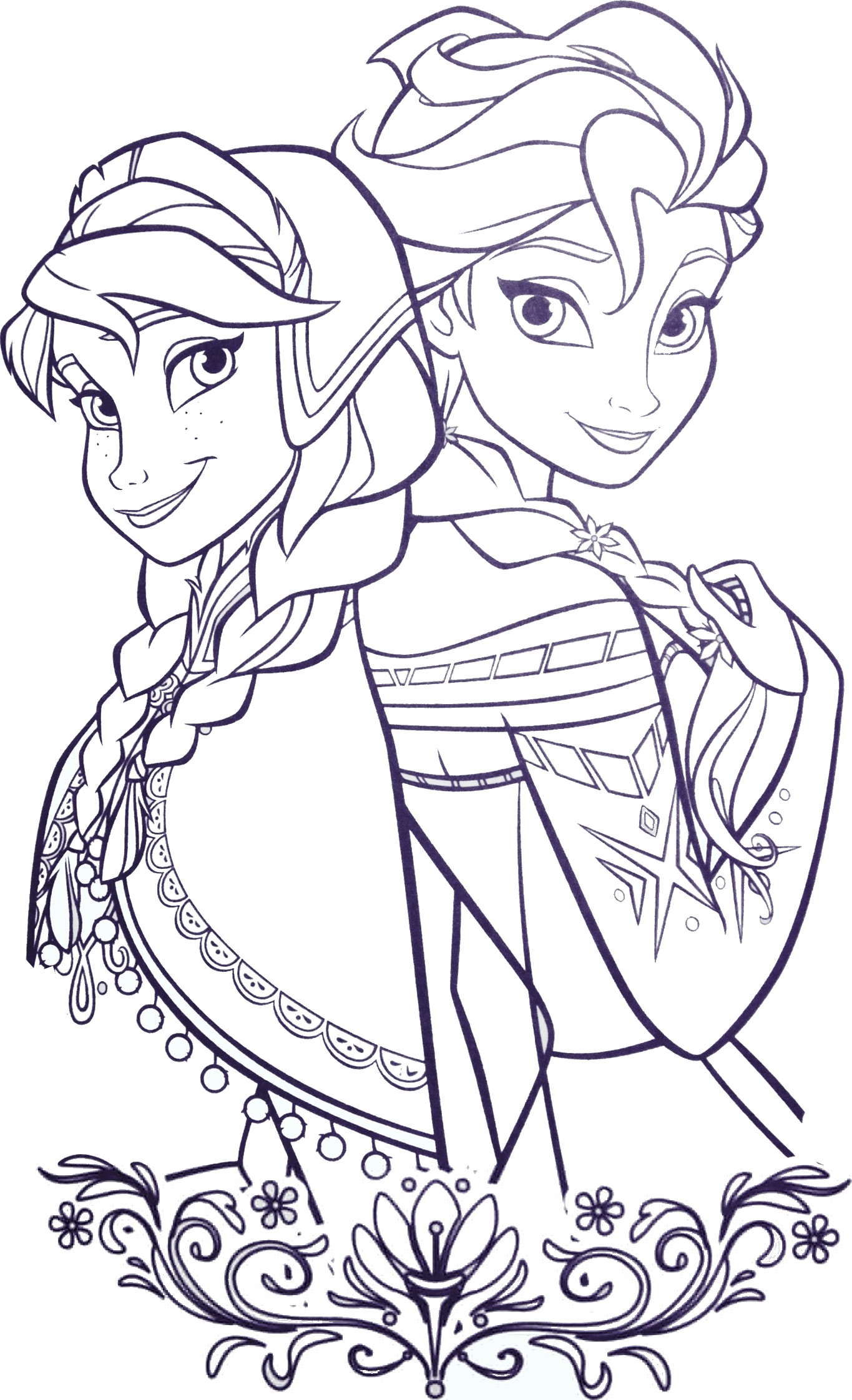 Tout Les Coloriage De La Reine Des Neiges