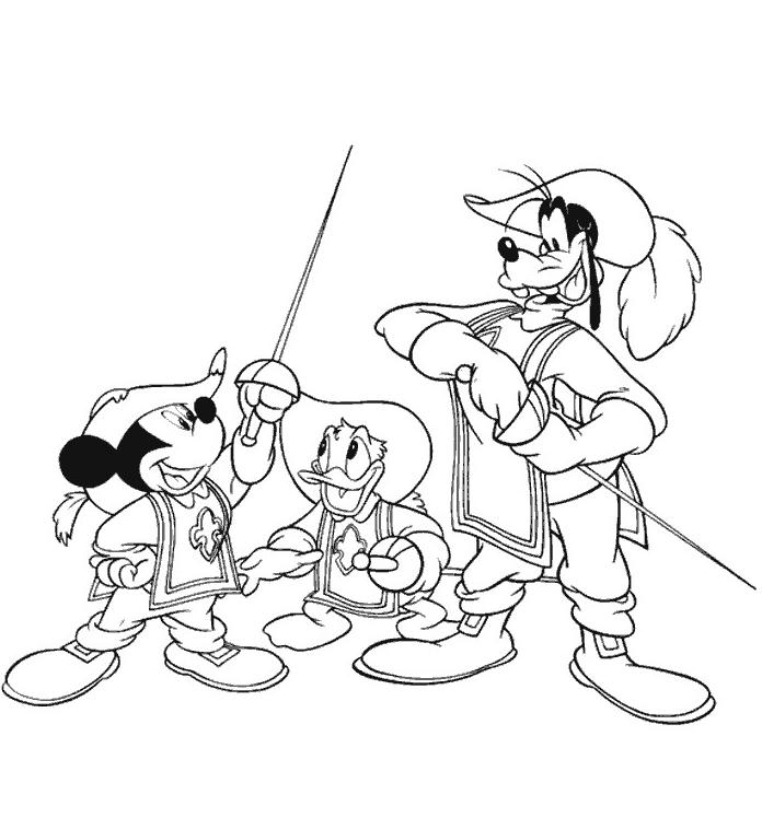 Mickey Et Ses Amis Coloriage