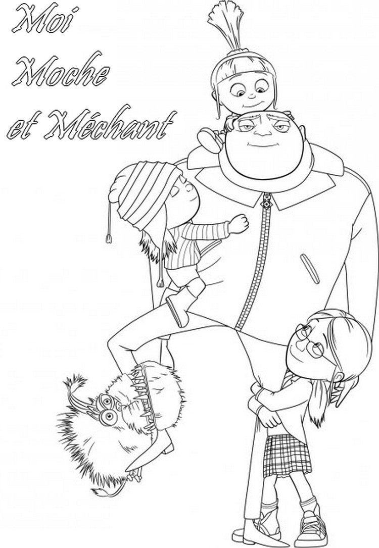 Coloriage A Imprimer De Famille