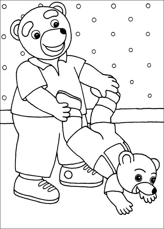 Coloriage a imprimer petit ours brun fait des acrobaties coloriage petit ours brun fait des acrobaties avec son papa
