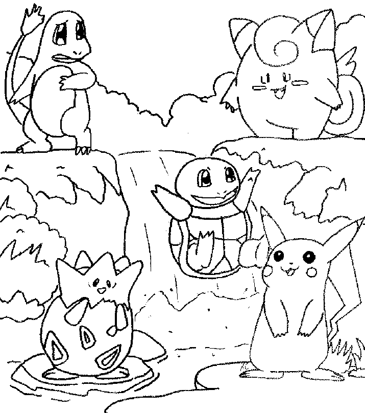 coloriage pokemons