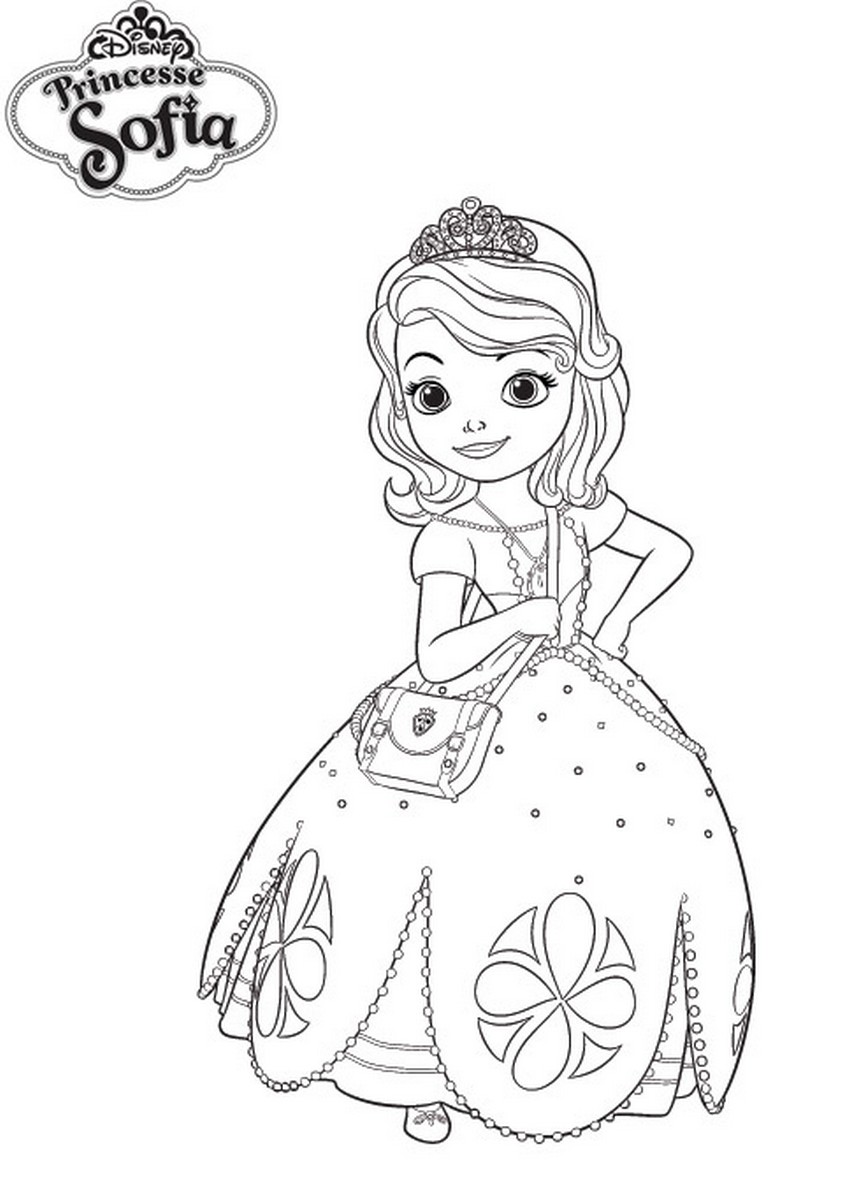 Coloriages Princesse Sofia A Imprimer