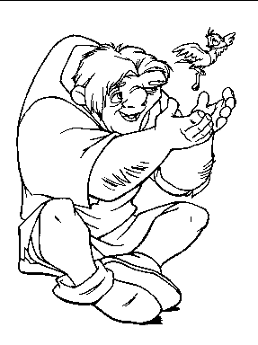 coloriage quasimodo