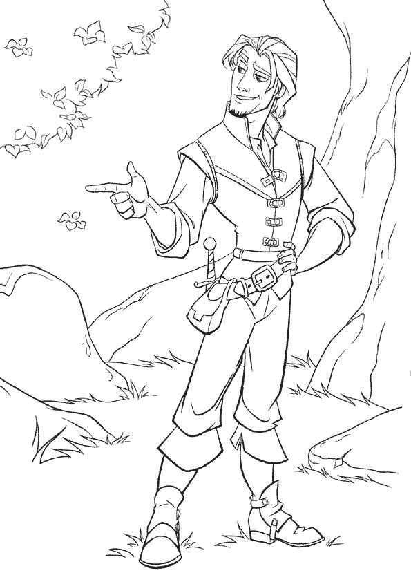 Coloriage Princesse Raiponce Gratuit