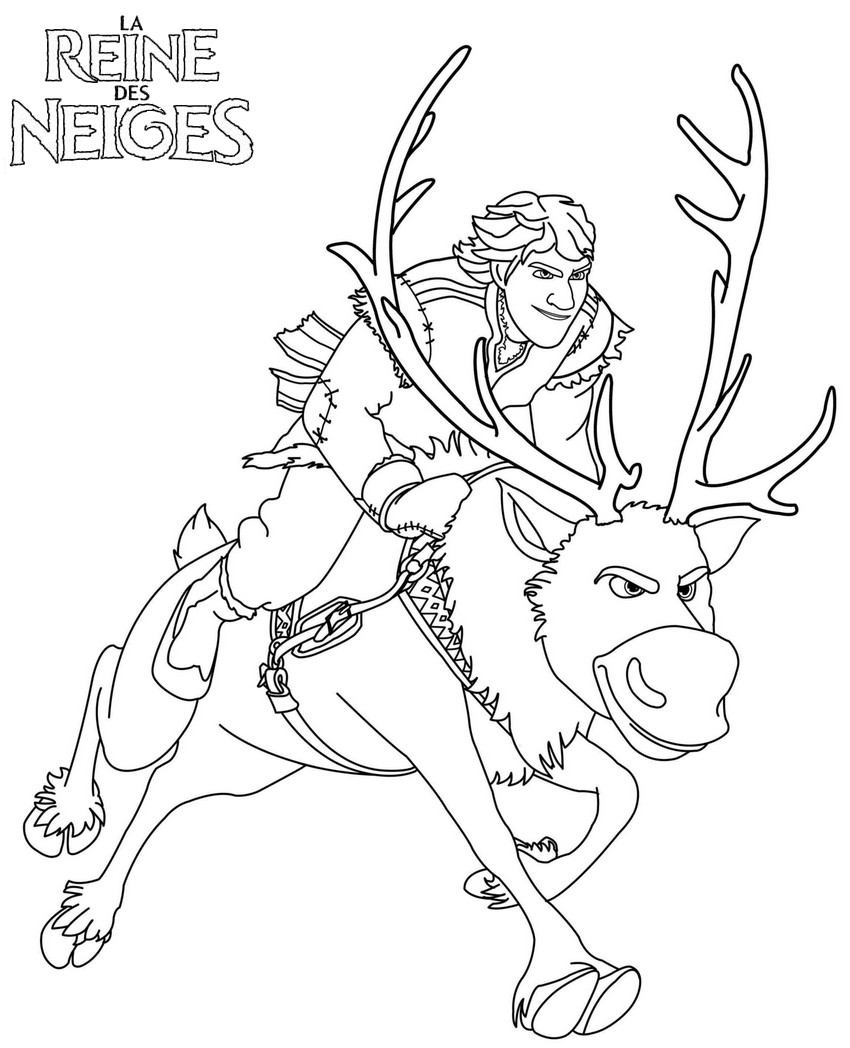 Coloriage La Reine Des Neiges A Imprimer Gratuit