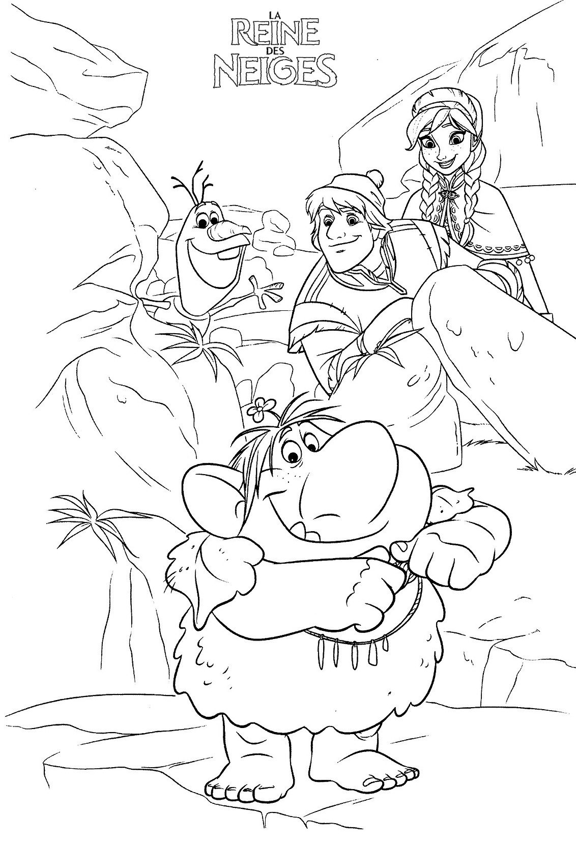 Reine Des Neiges Coloriage A Imprimer Gratuit