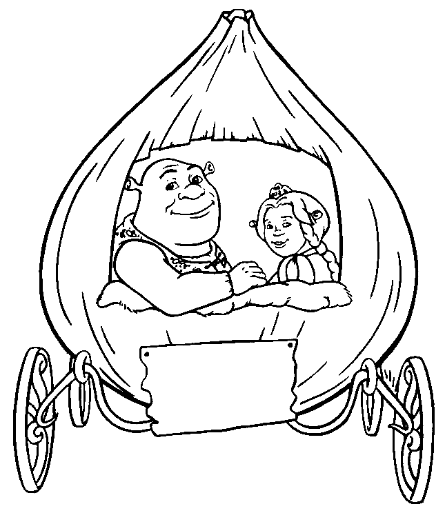 Coloriage A Imprimer Shrek