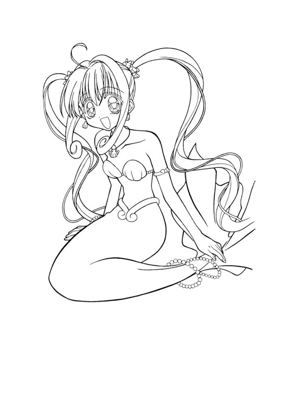 Coloriage Les Sirenes De Mako