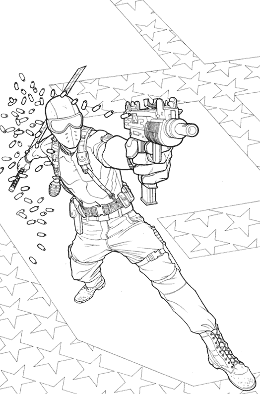 coloriage soldat snake eyes gi joe
