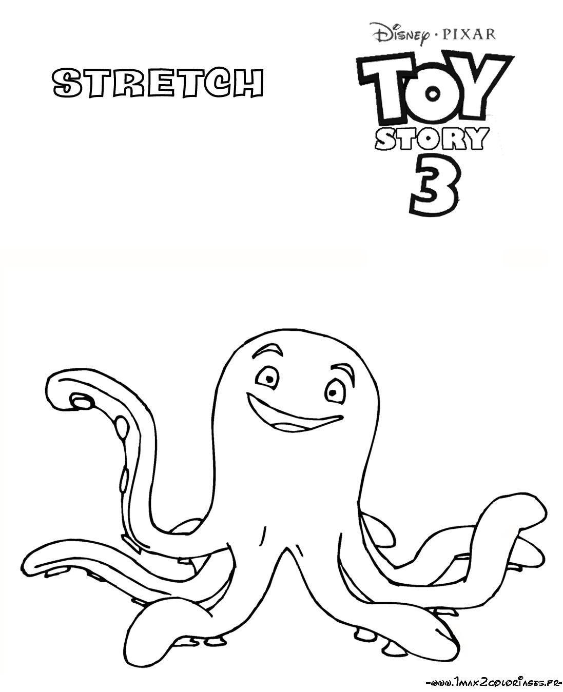 coloriage toy story 3 la pieuvre
