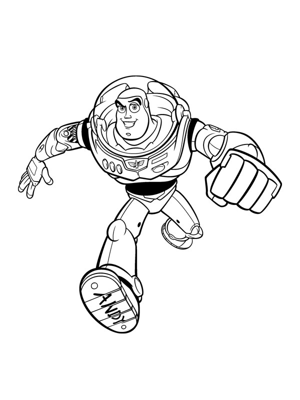 coloriage toy story buzz l eclair court